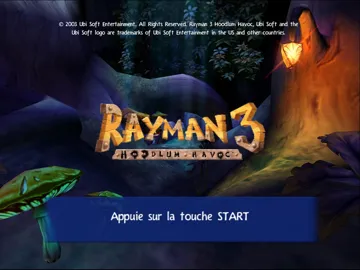 Rayman 3 - Hoodlum Havoc screen shot title